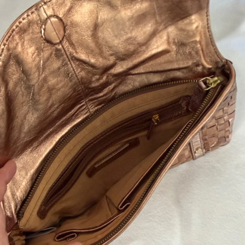 Elliott Lucca Copper Woven Wristlet - Picture 6 of 16